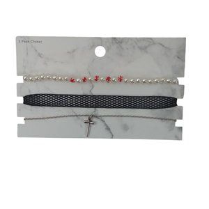 Women's Halloween Themed 3 Pack Choker Necklace